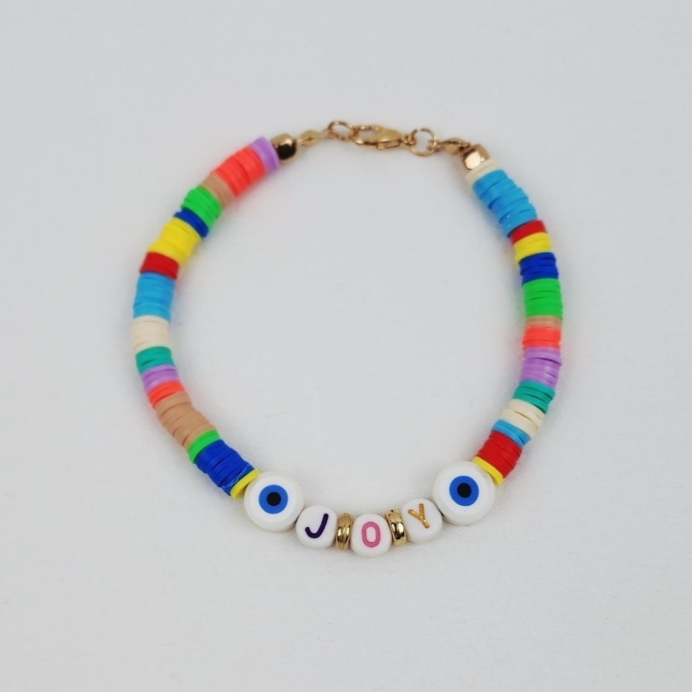 Handmade JOY Multi Color Bracelet
